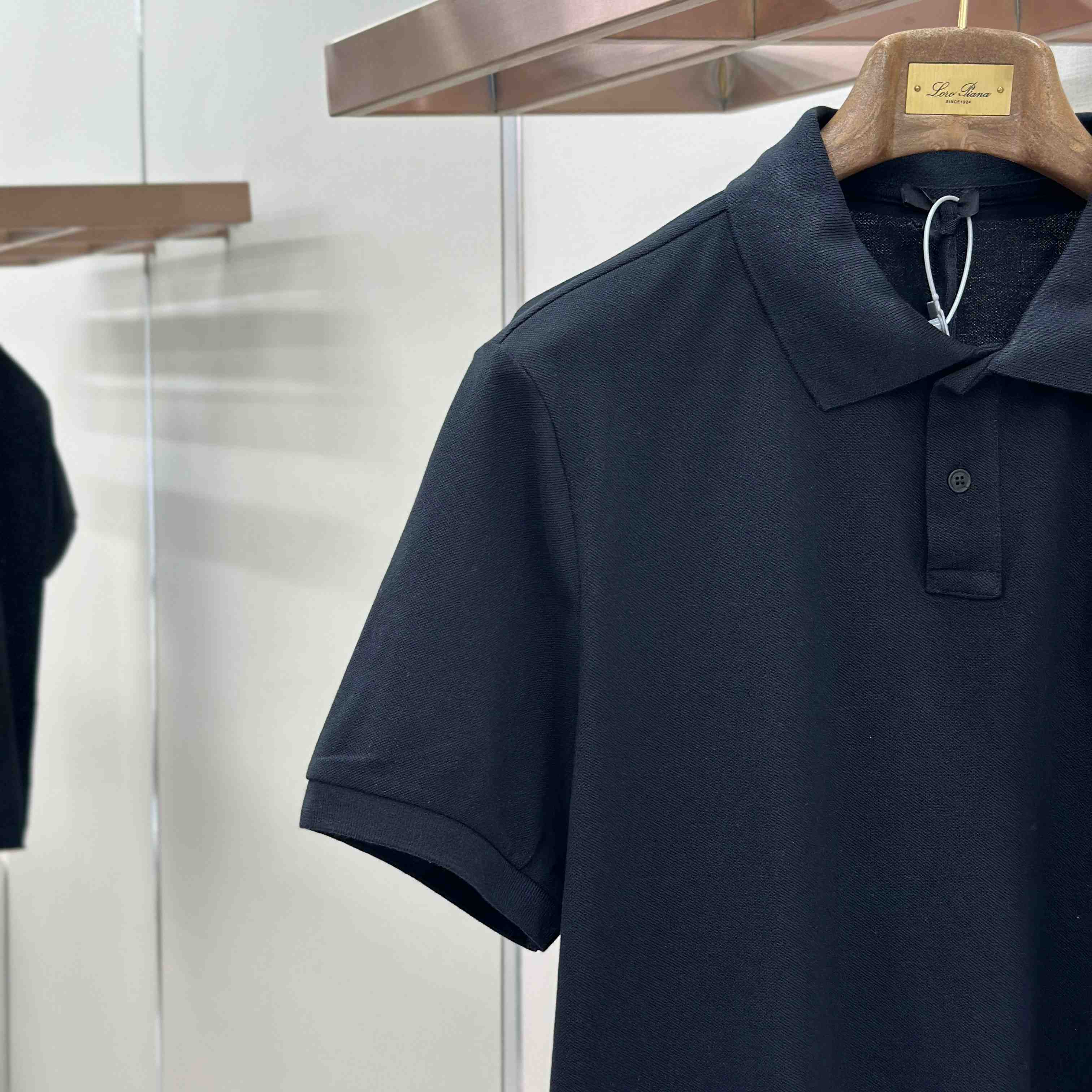 Moncler Logo Patch Cotton Piquet Polo Shirt - DesignerGu