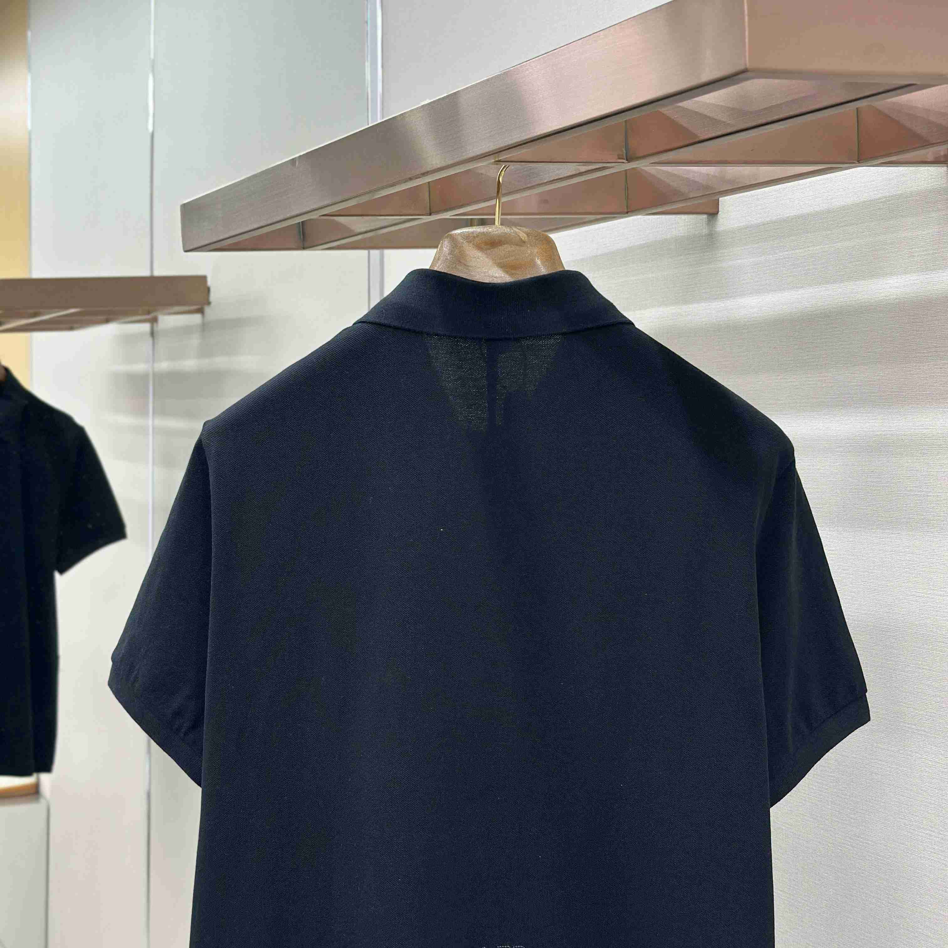 Moncler Logo Patch Cotton Piquet Polo Shirt - DesignerGu