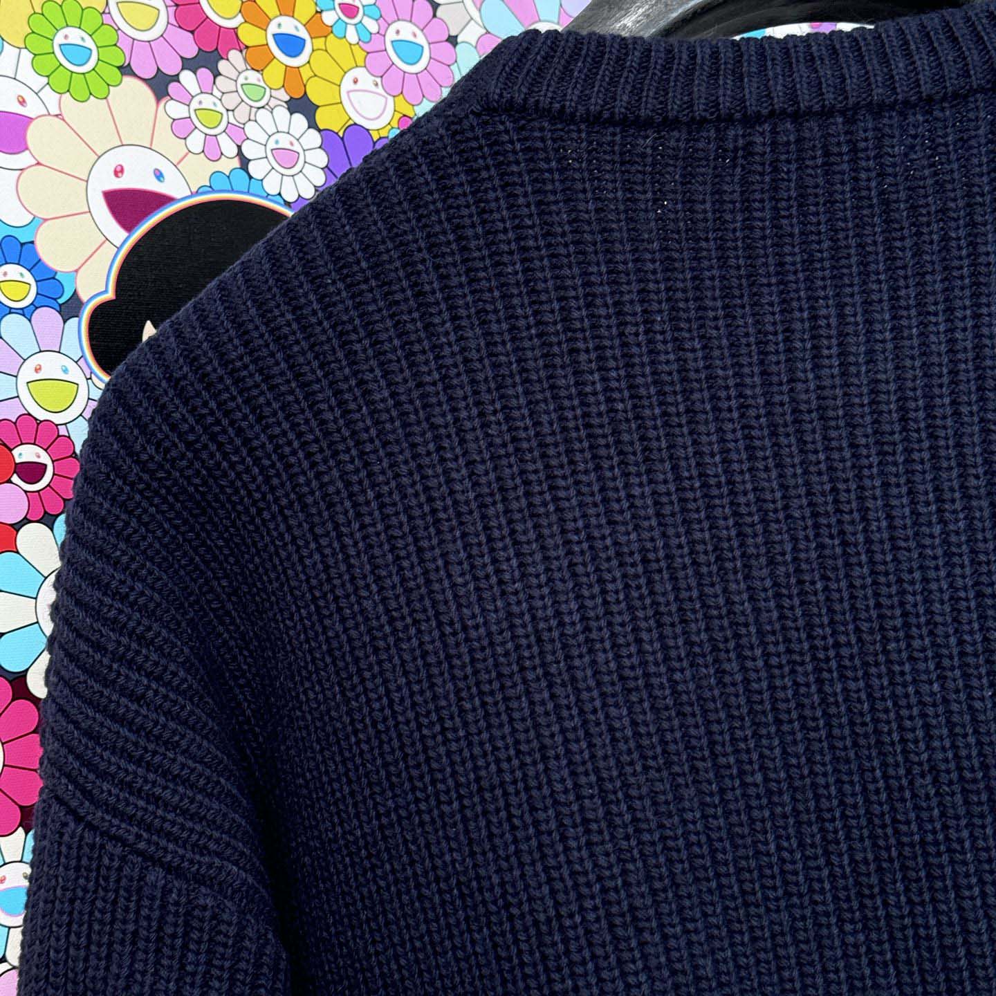 Celine Oversized Crew Neck Sweater In Wool - DesignerGu