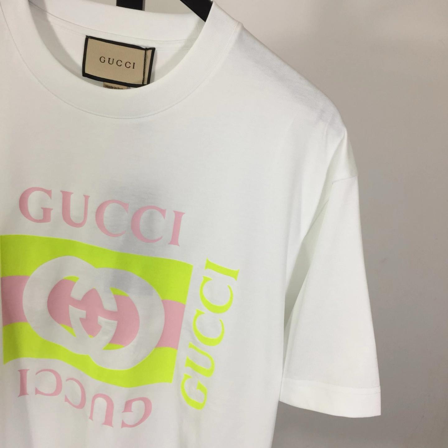 Gucci Jersey T-shirt With Print  - DesignerGu