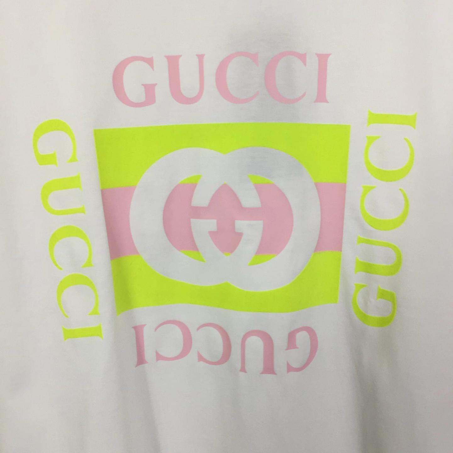 Gucci Jersey T-shirt With Print  - DesignerGu