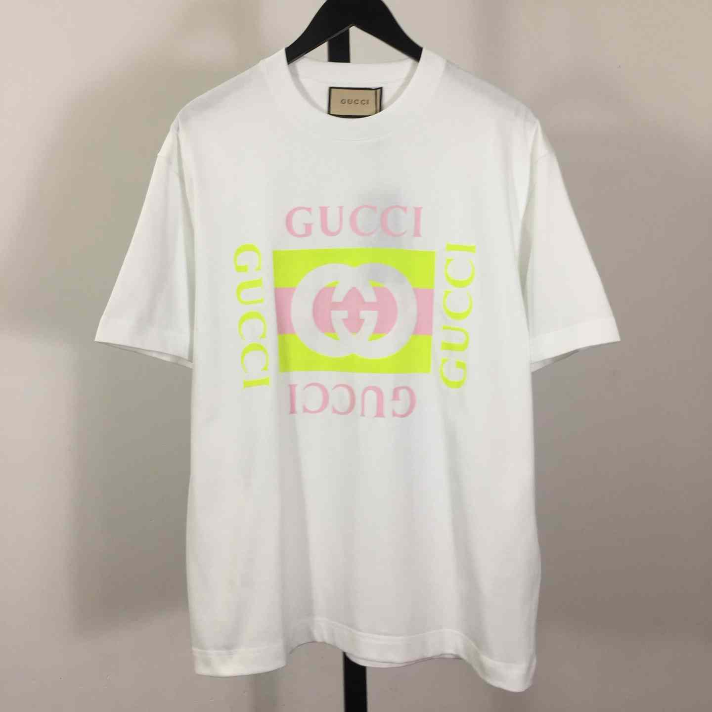 Gucci Jersey T-shirt With Print  - DesignerGu
