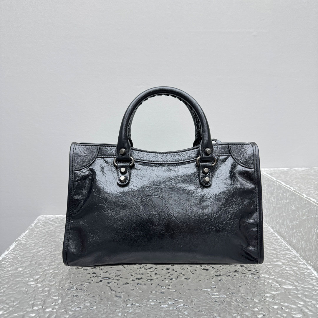 Balenciaga Le City Bag Small In Black - DesignerGu