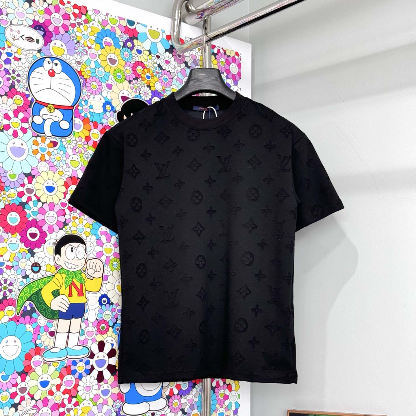 Louis Vuitton Monogram Short-Sleeved Crewneck - DesignerGu
