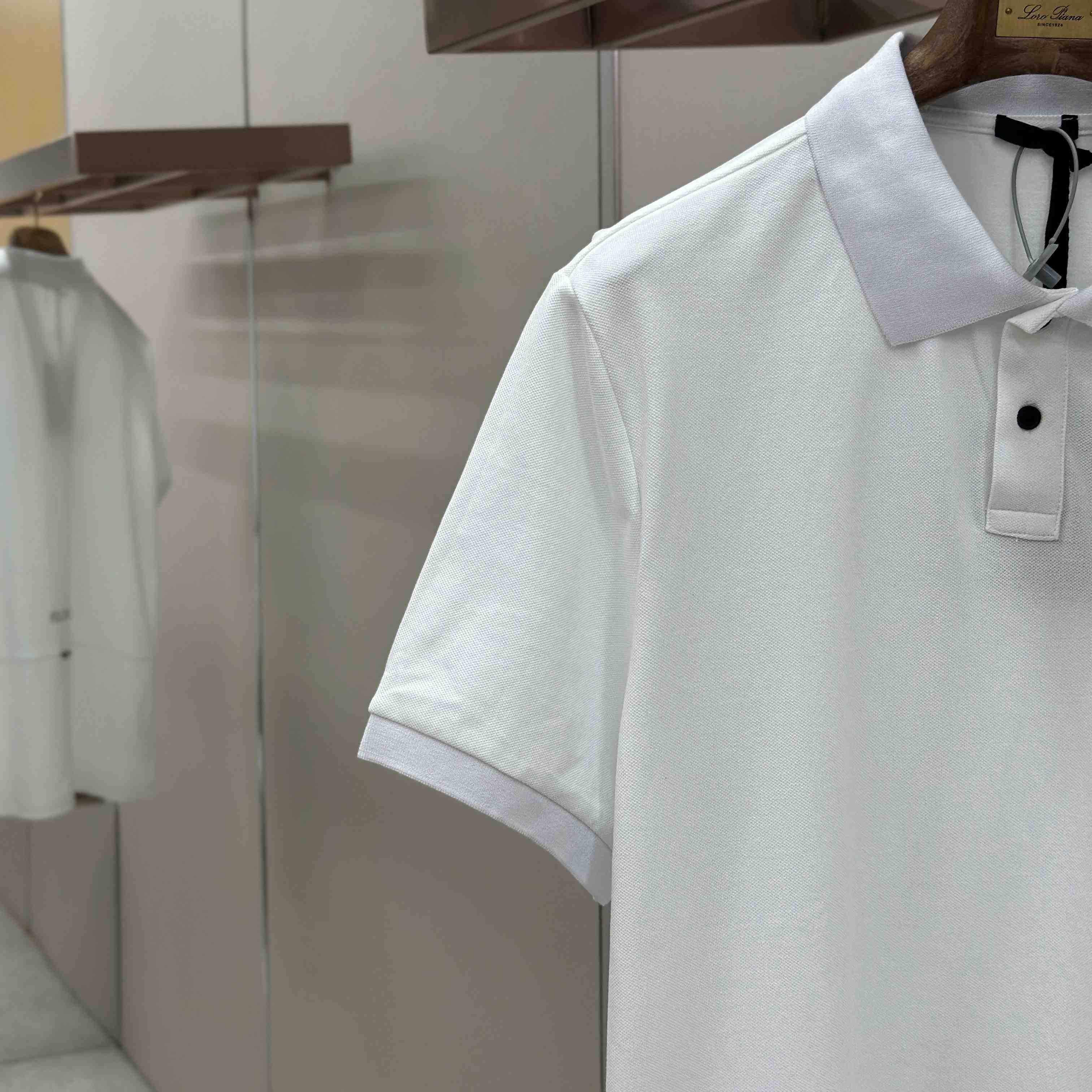 Moncler Logo Patch Cotton Piquet Polo Shirt - DesignerGu