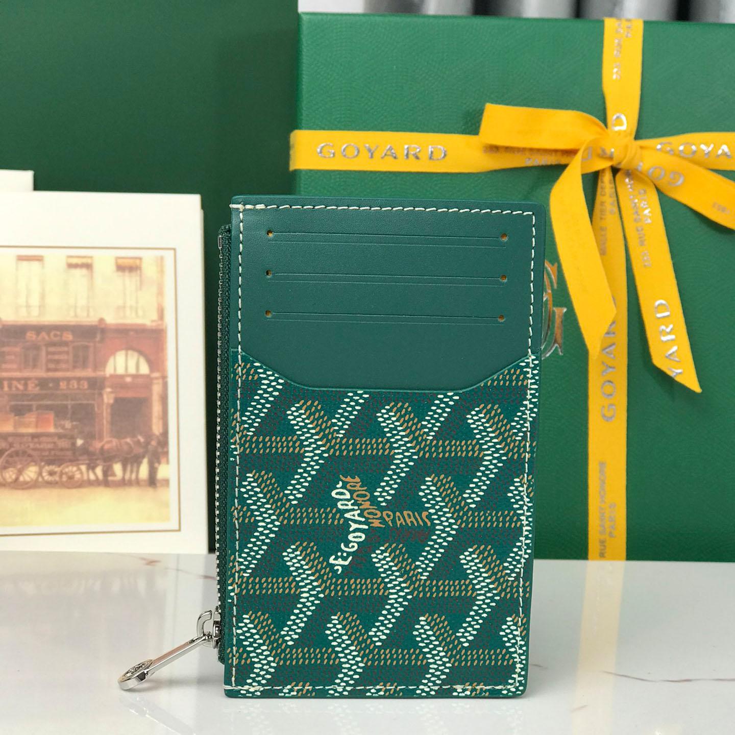 Goyard Bourbon Zipped Card Holder - DesignerGu