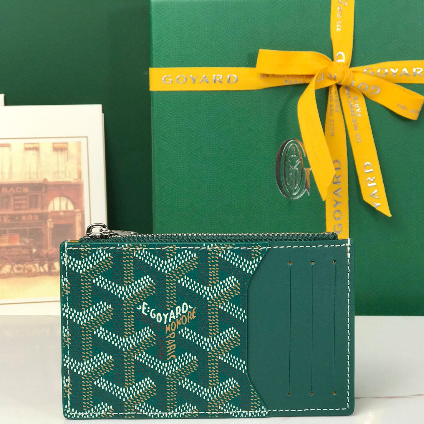 Goyard Bourbon Zipped Card Holder - DesignerGu