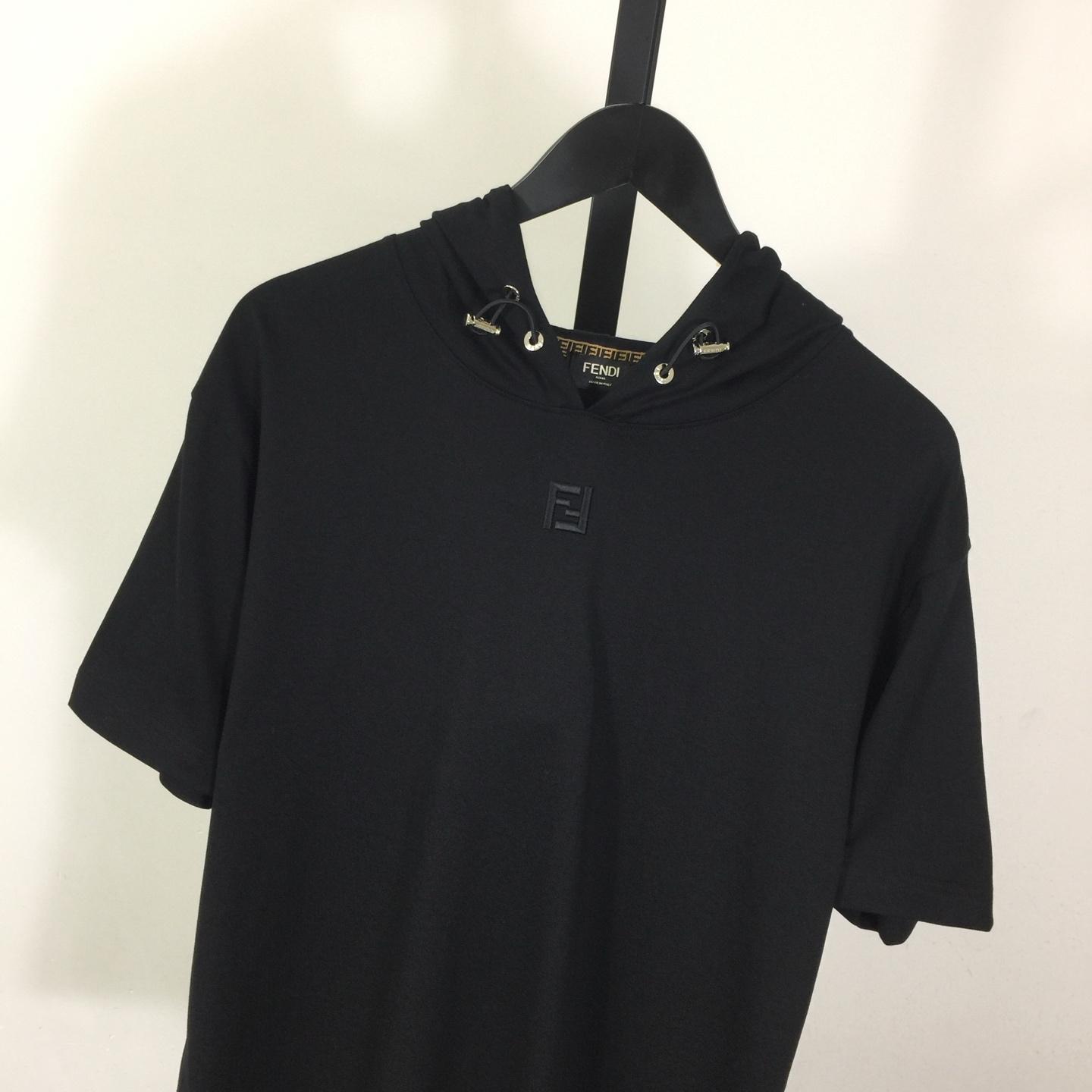 Fendi Hooded T-shirt - DesignerGu