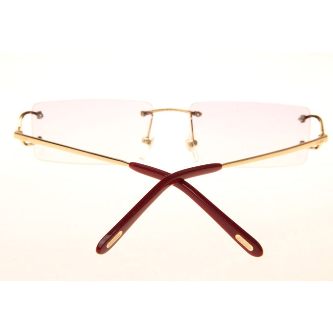 Cartier CT 4193830 Sunglasses In Gold Gradient Pink - DesignerGu