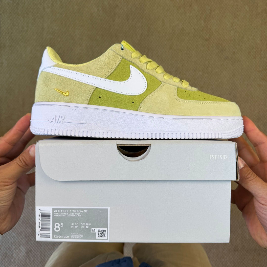 Nike Air Force 1 Low "Fennel/Lime Ice"  IQ9964-300  - DesignerGu