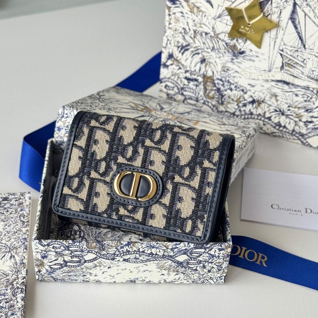 Dior 30 Montaigne Glycine Wallet  - DesignerGu