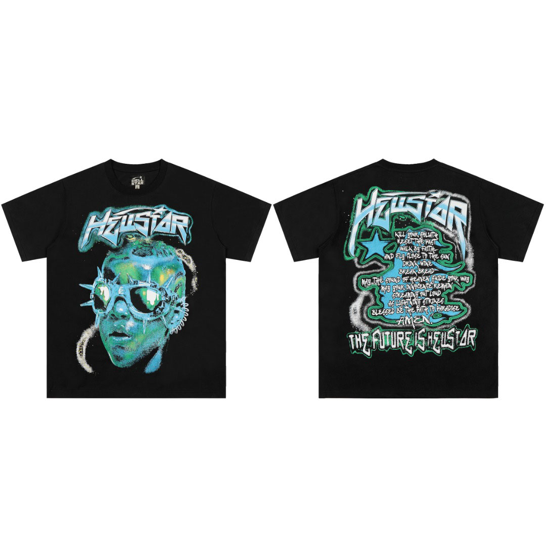 Hellstar The Future T-Shirt 'Black' - DesignerGu