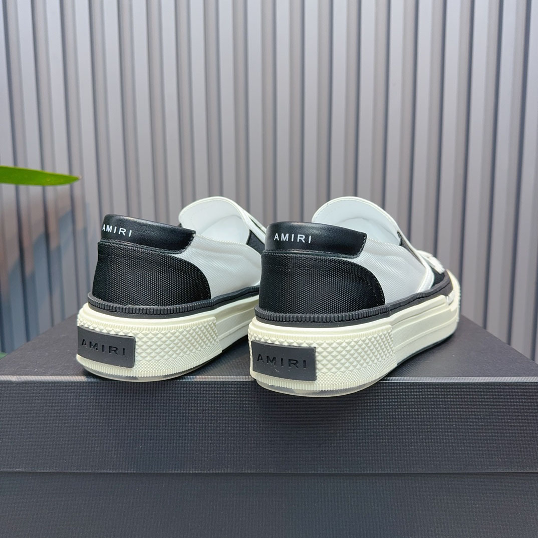 Amiri Skel Top Slip-On 'Black White' - DesignerGu