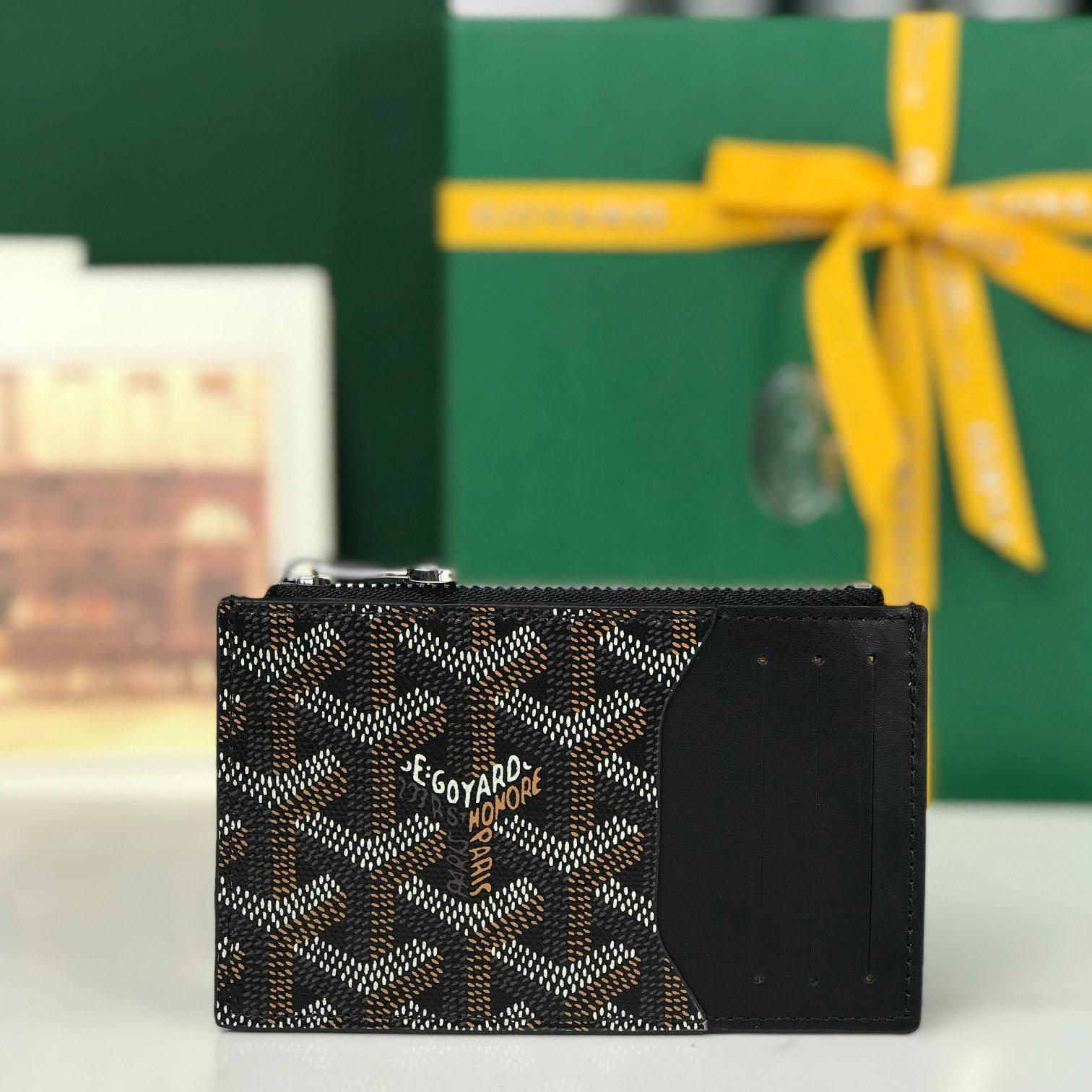 Goyard Bourbon Zipped Card Holder - DesignerGu