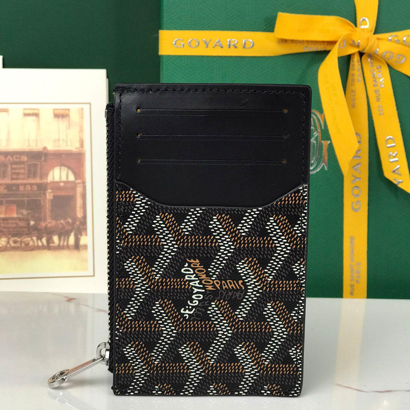 Goyard Bourbon Zipped Card Holder - DesignerGu
