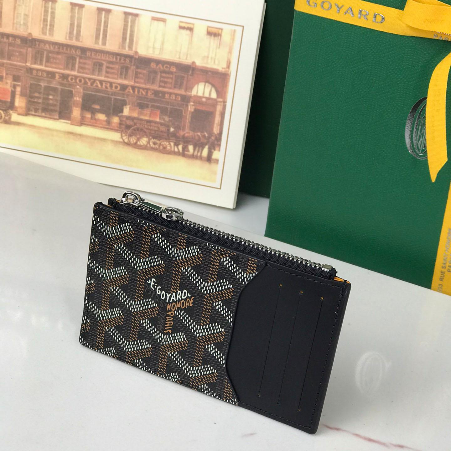Goyard Bourbon Zipped Card Holder - DesignerGu