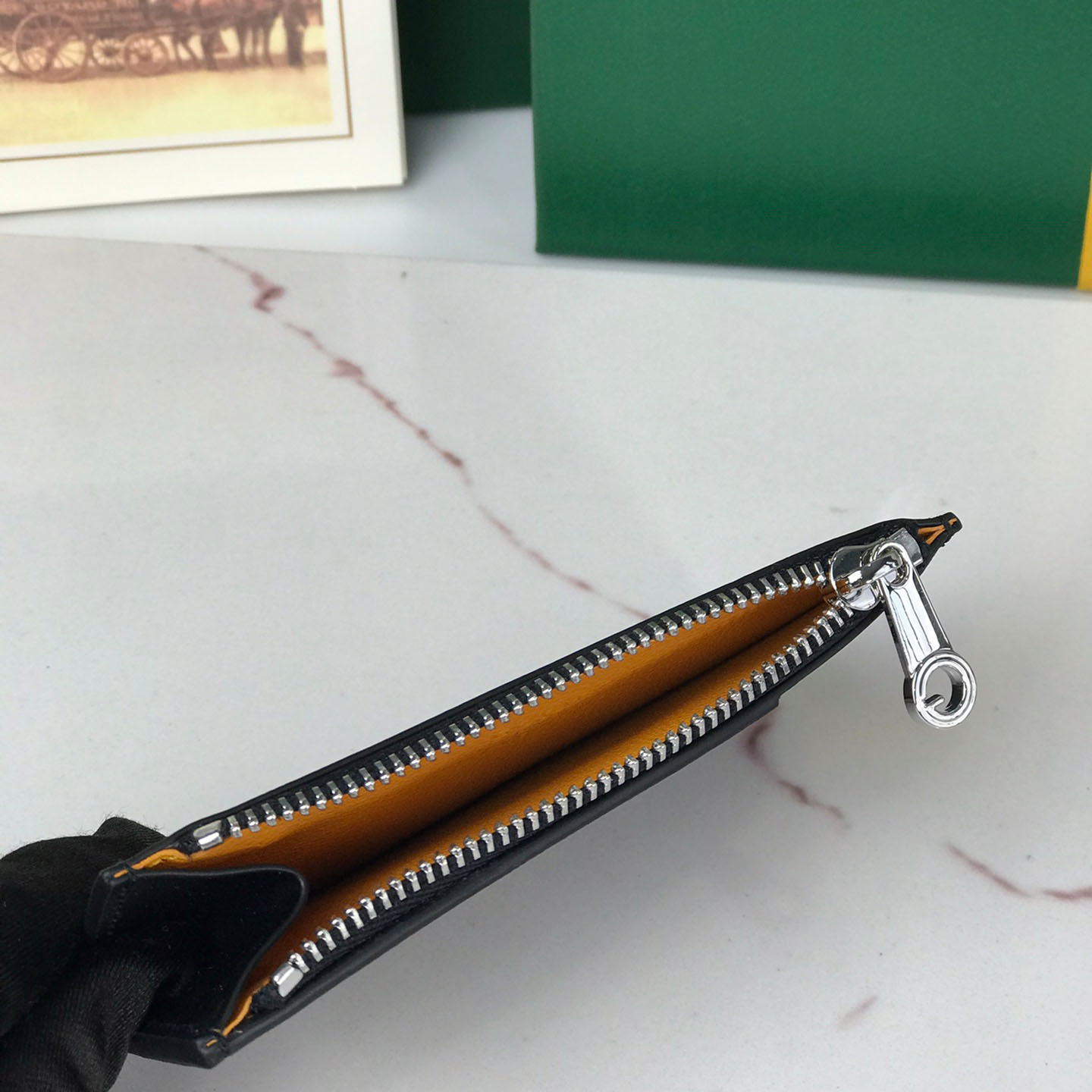 Goyard Bourbon Zipped Card Holder - DesignerGu