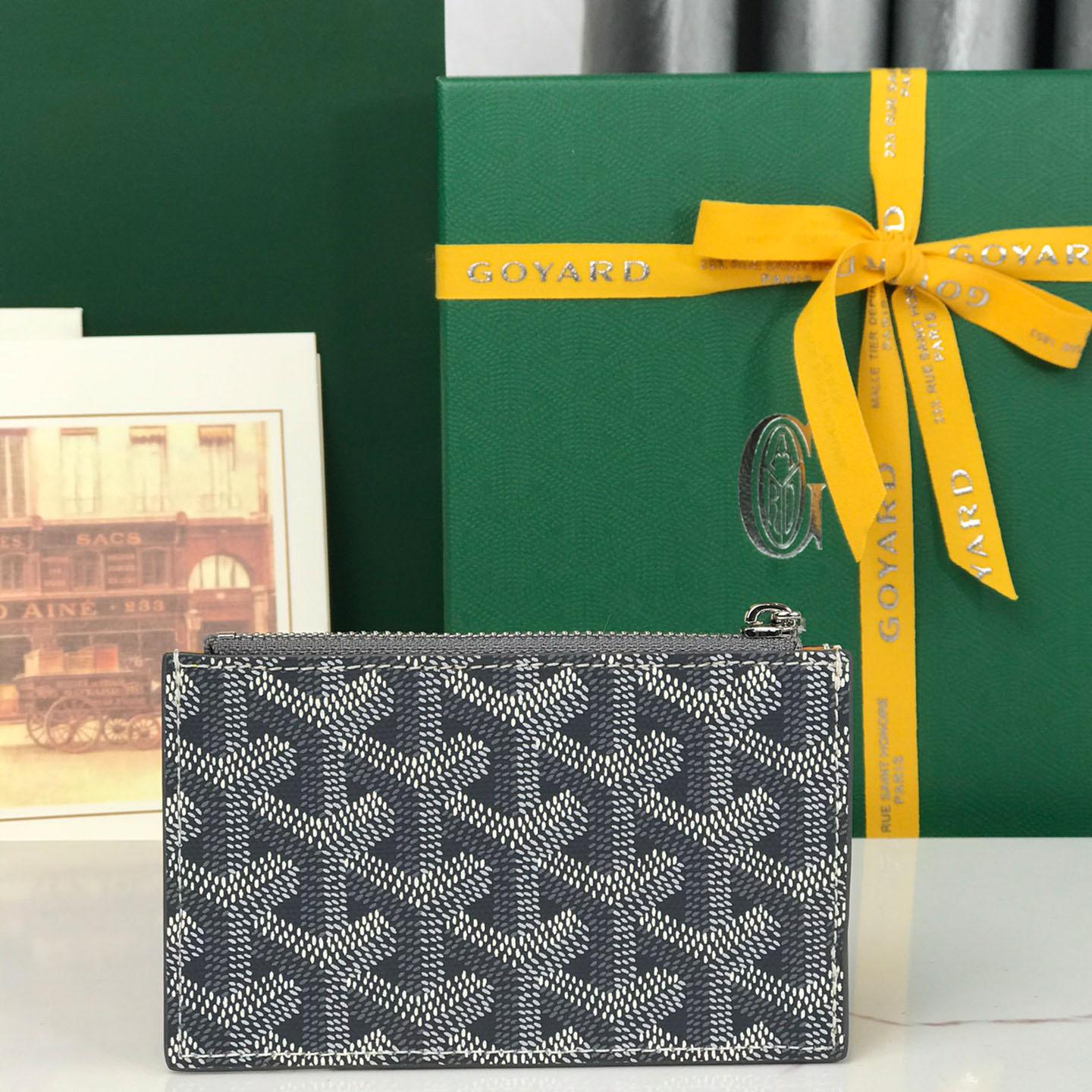 Goyard Bourbon Zipped Card Holder - DesignerGu