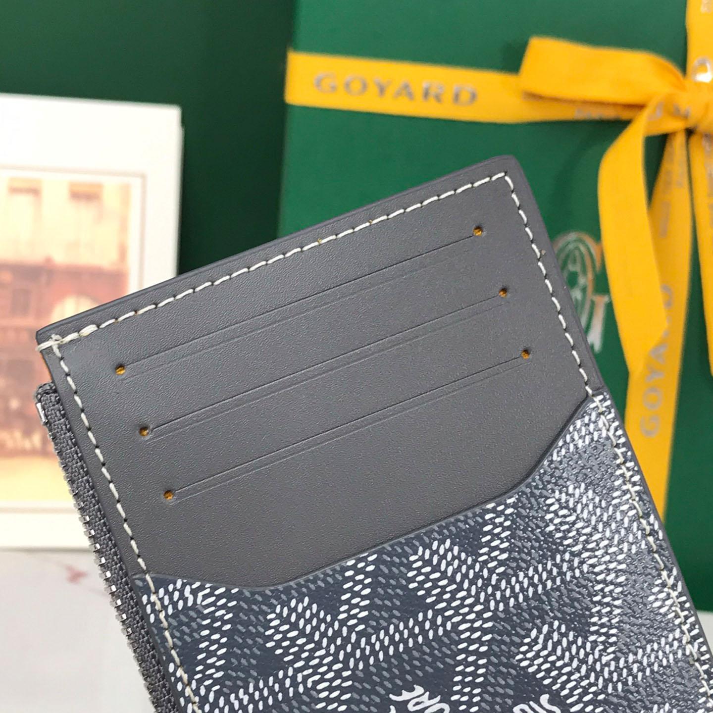 Goyard Bourbon Zipped Card Holder - DesignerGu