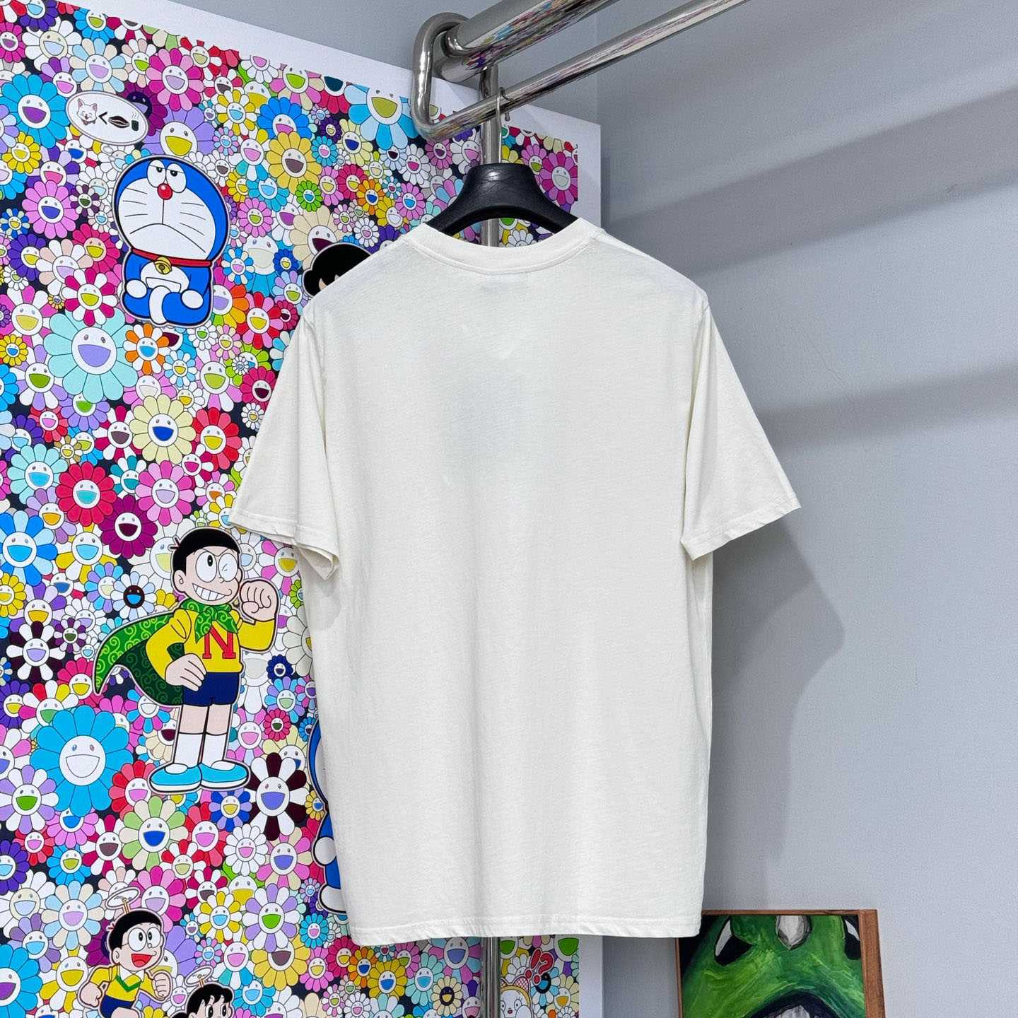 Moncler Blurred Logo Cotton T-Shirt - DesignerGu