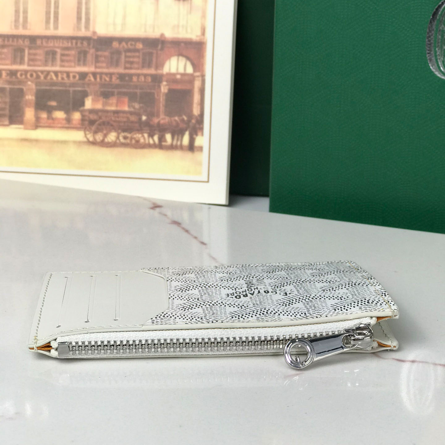 Goyard Bourbon Zipped Card Holder - DesignerGu