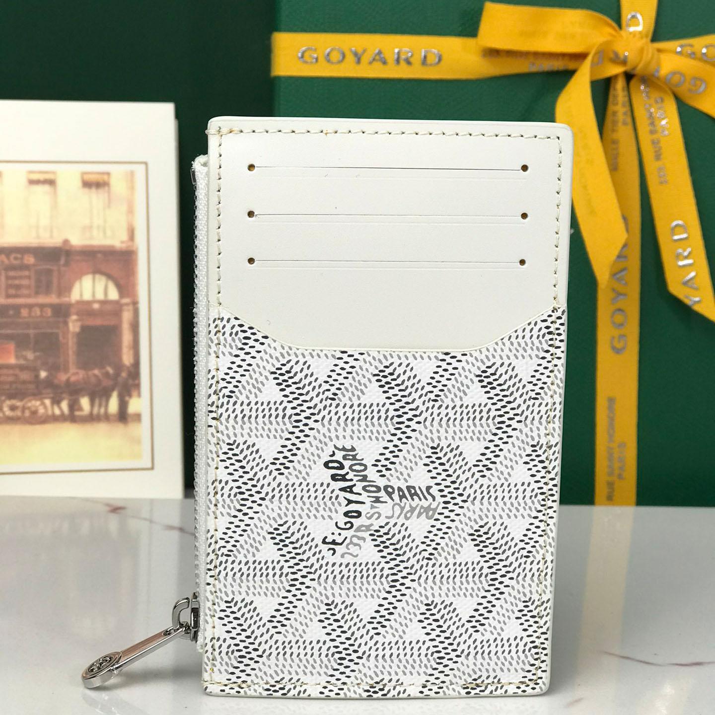 Goyard Bourbon Zipped Card Holder - DesignerGu