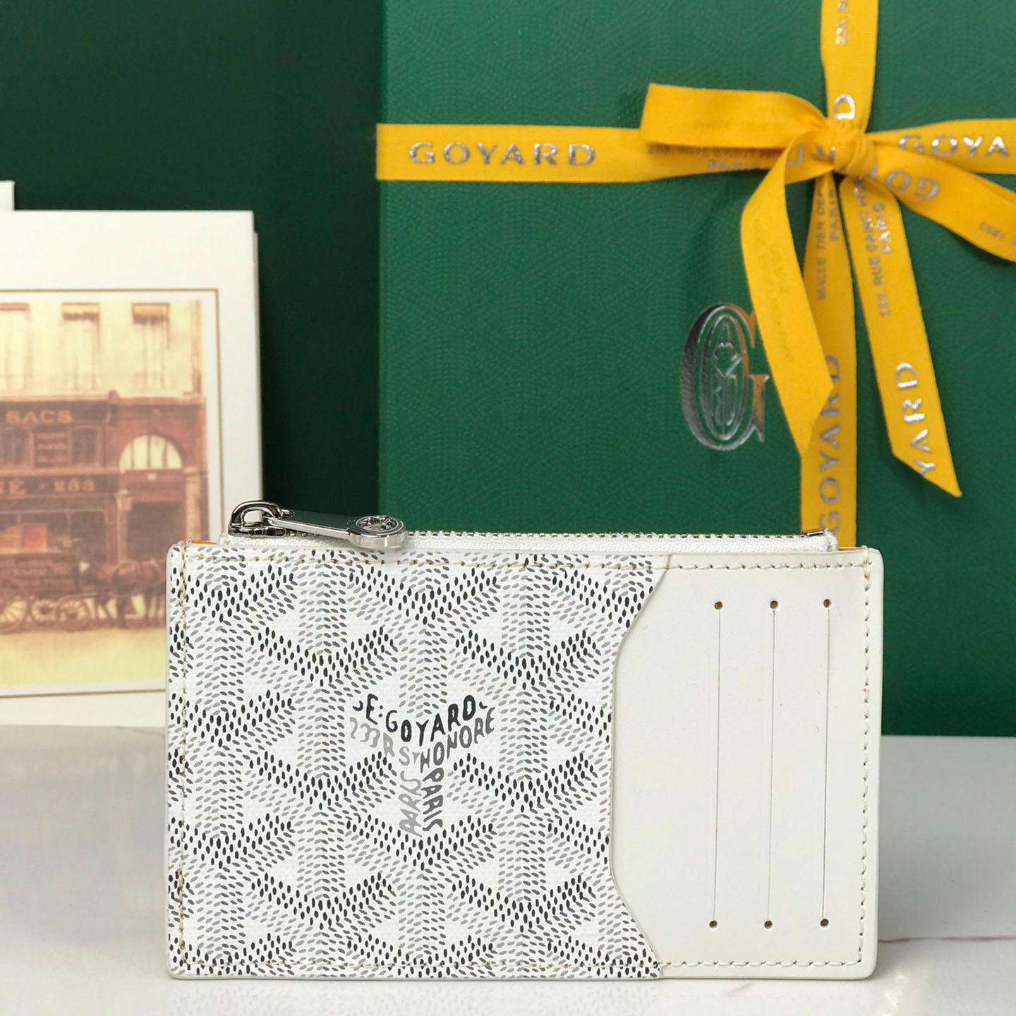 Goyard Bourbon Zipped Card Holder - DesignerGu