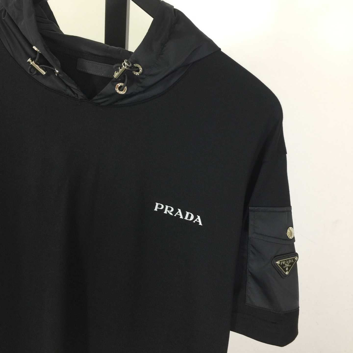 Prada Hooded T-shirt - DesignerGu