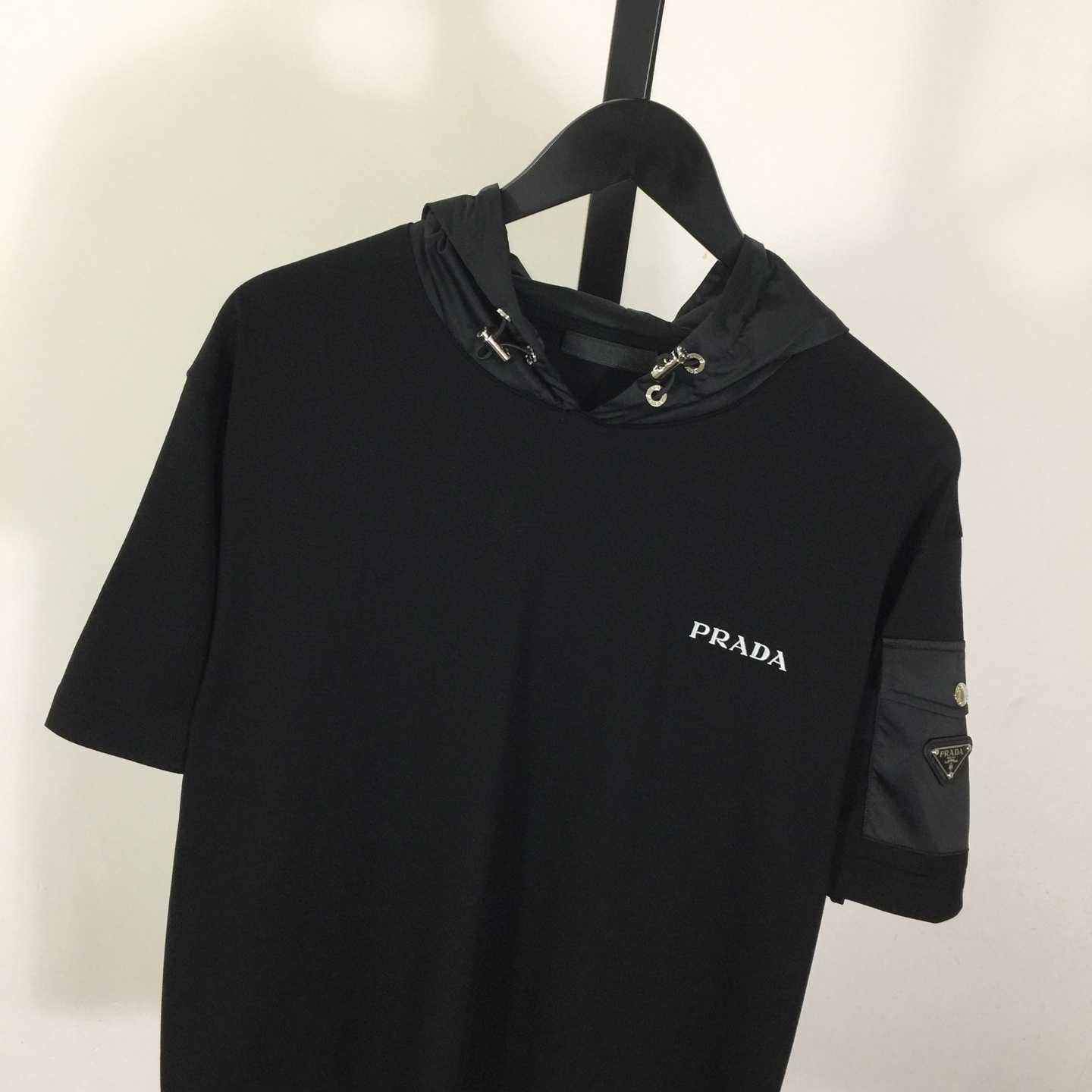 Prada Hooded T-shirt - DesignerGu