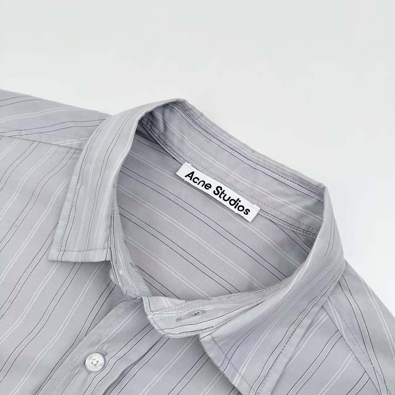 Acne Studios Striped Button-up Shirt - DesignerGu