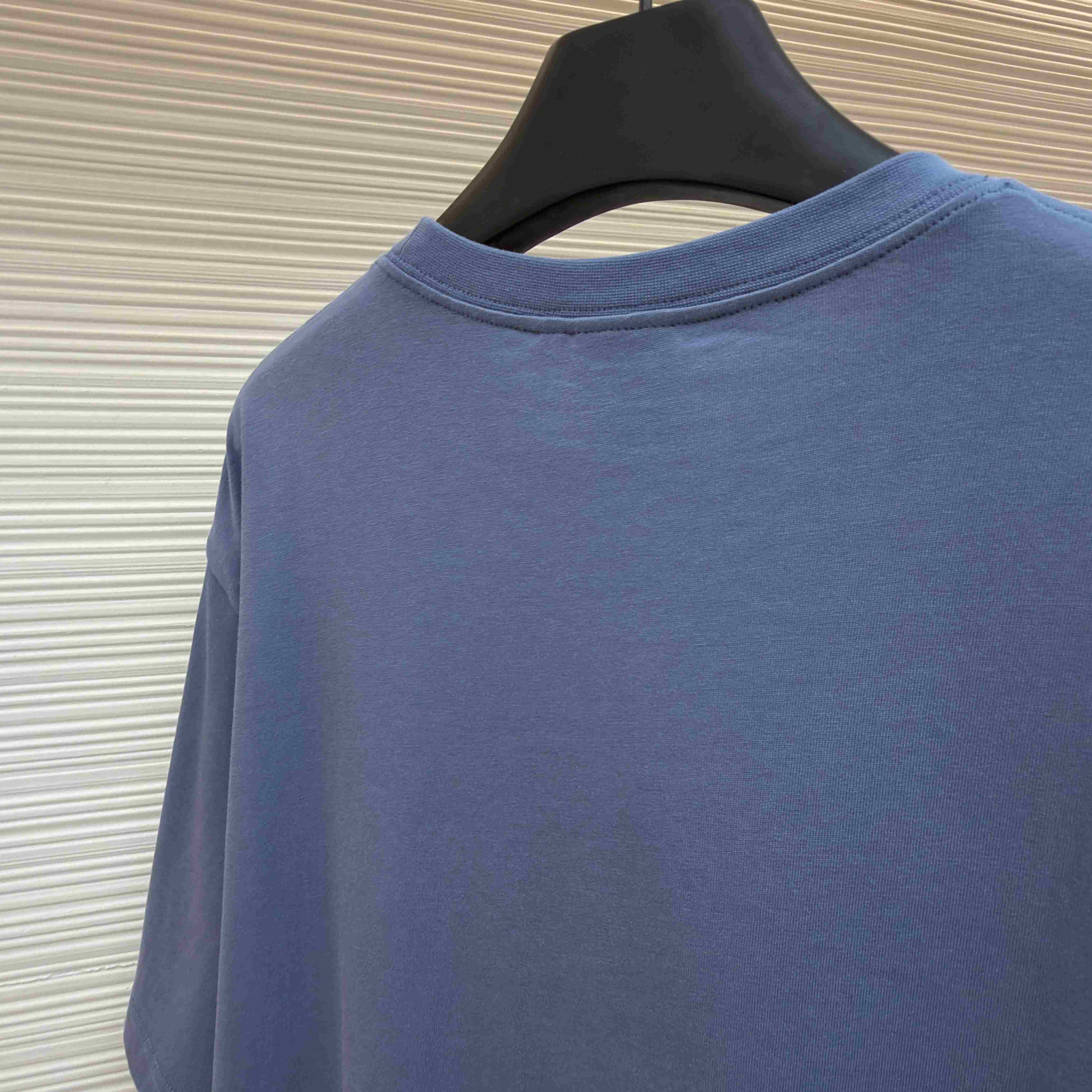 Dior T-Shirt With Book Cover Embroidery, Relaxed Fit - DesignerGu