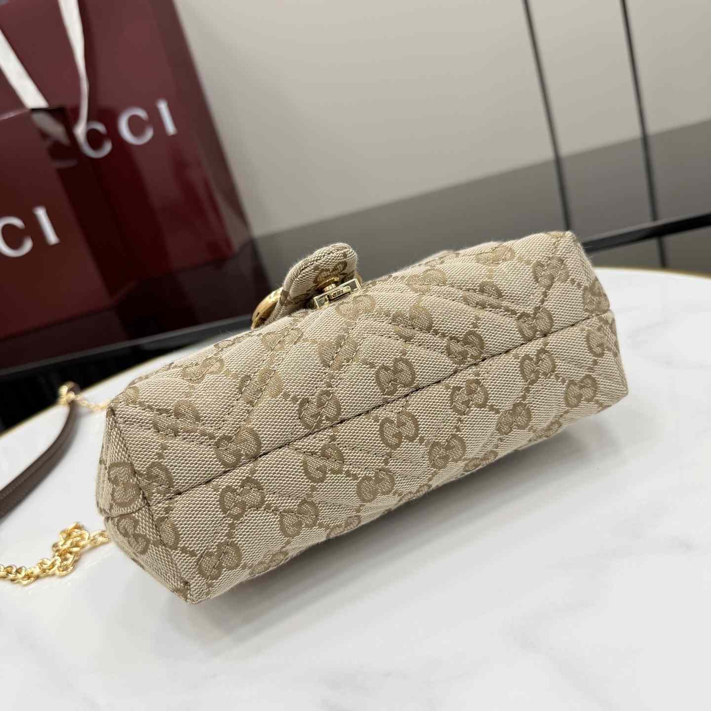 Gucci GG Marmont Mini Shoulder Bag - DesignerGu