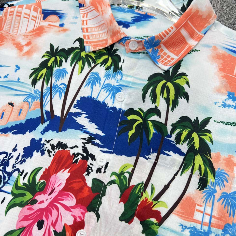 Amiri Cityscape Embellished Shirt 'Multicolor' - DesignerGu