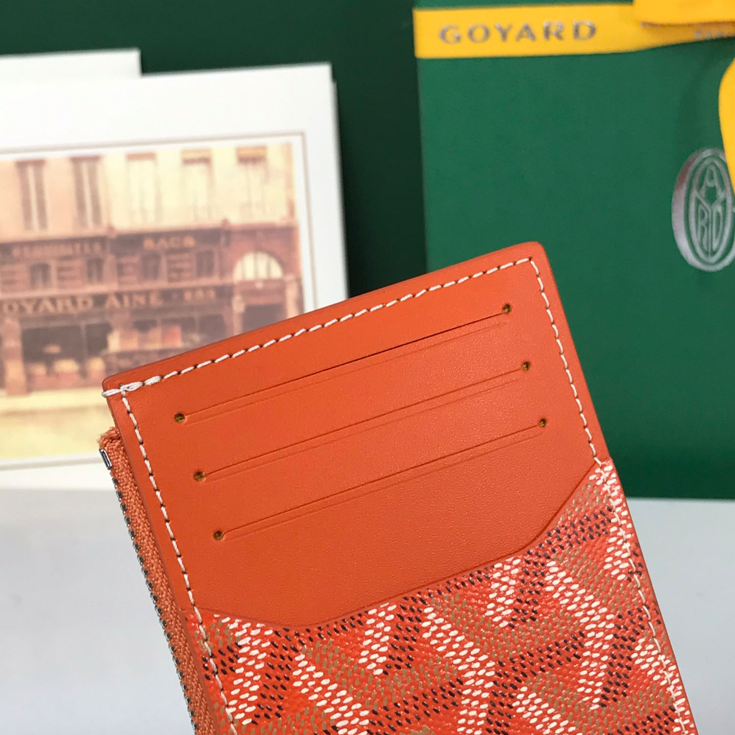 Goyard Bourbon Zipped Card Holder - DesignerGu
