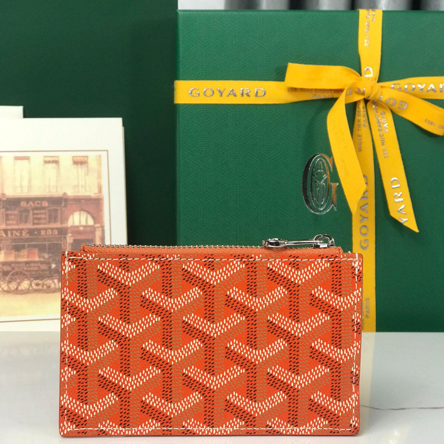 Goyard Bourbon Zipped Card Holder - DesignerGu