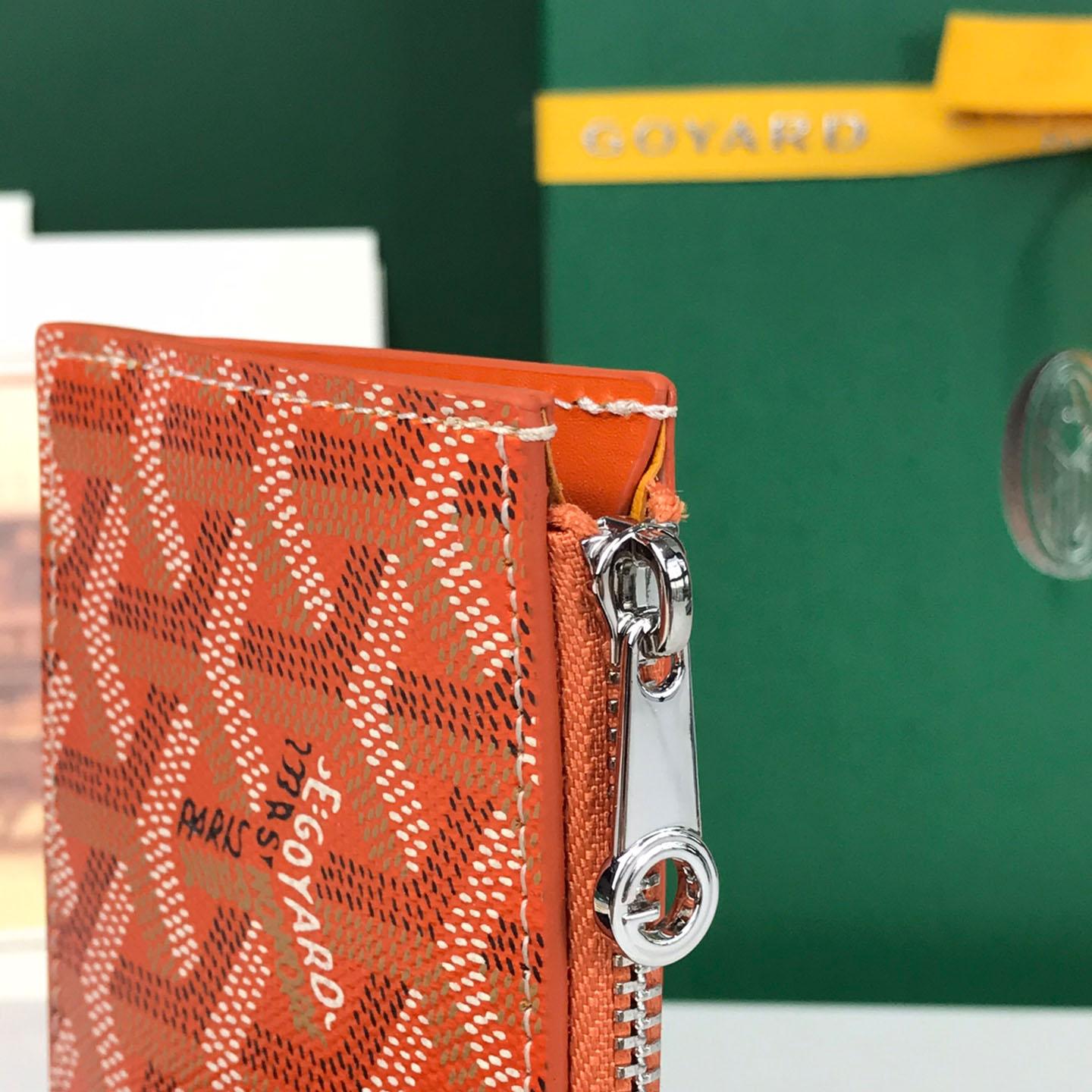 Goyard Bourbon Zipped Card Holder - DesignerGu