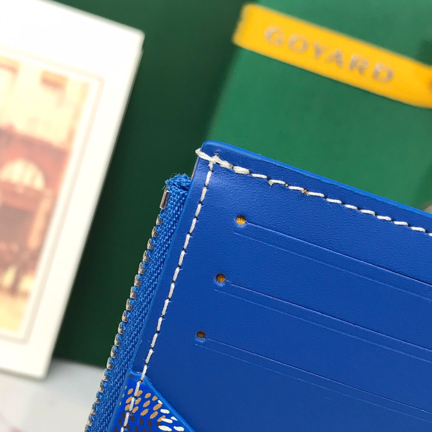 Goyard Bourbon Zipped Card Holder - DesignerGu
