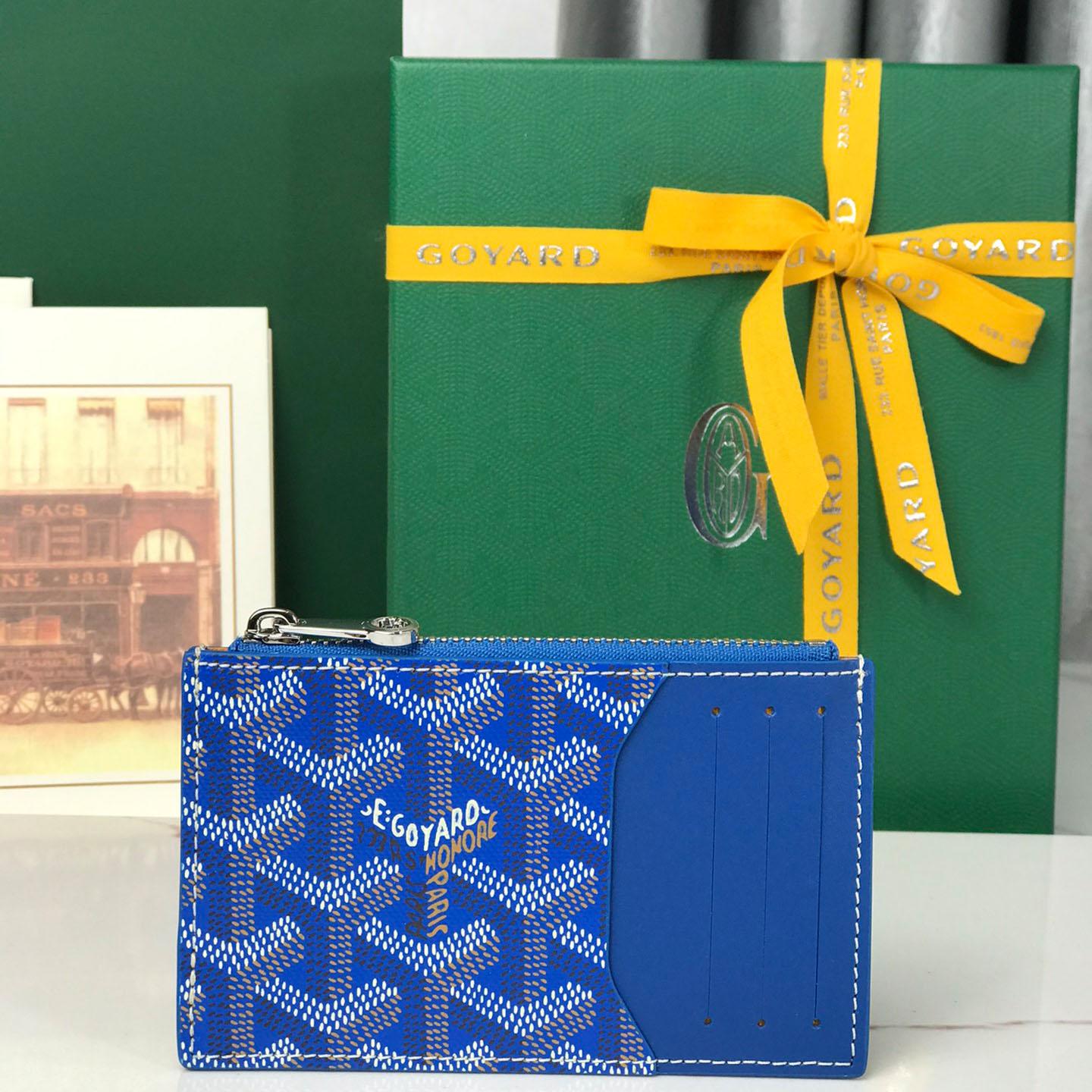 Goyard Bourbon Zipped Card Holder - DesignerGu