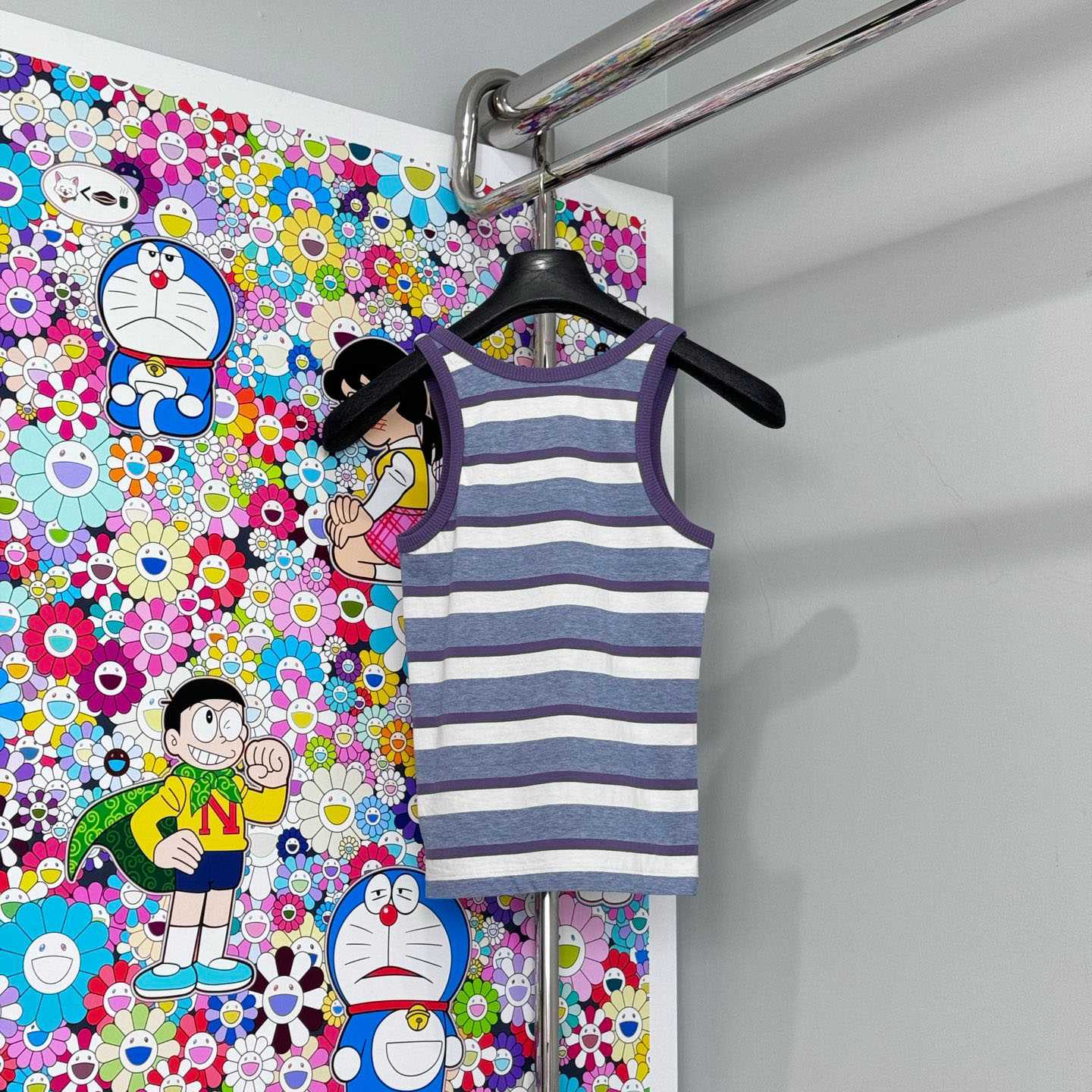 Prada Bayadere Stripe Jersey Tank Top - DesignerGu