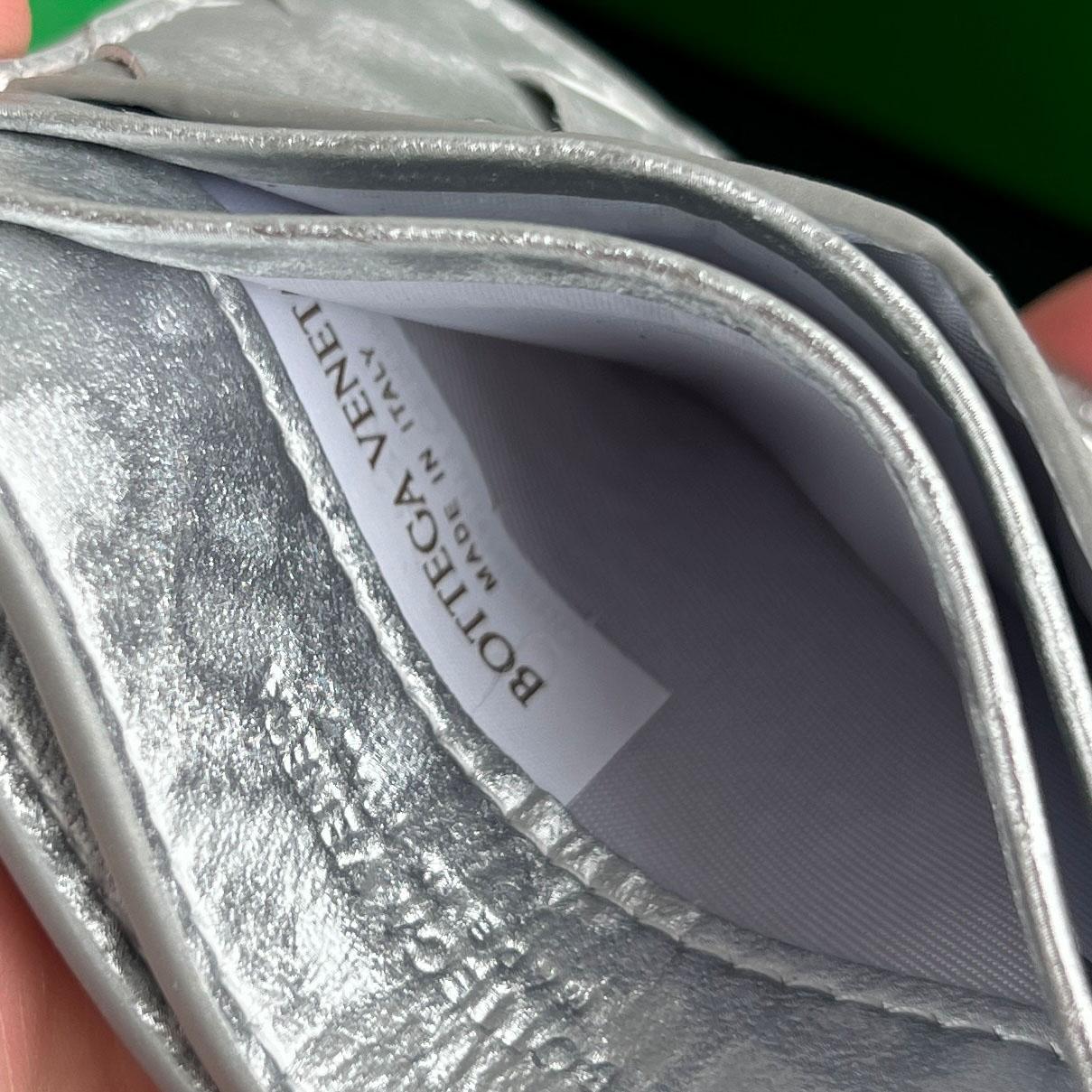 Bottega Veneta Intrecciato Credit Card Case - DesignerGu