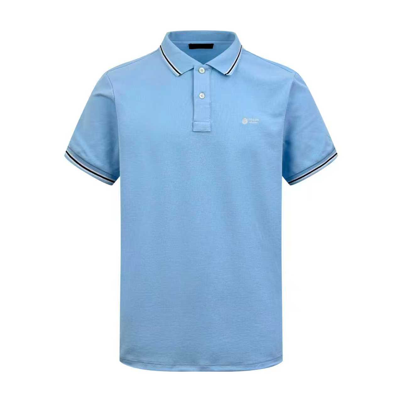 Prada Logo-appliqué Polo Shirt - DesignerGu