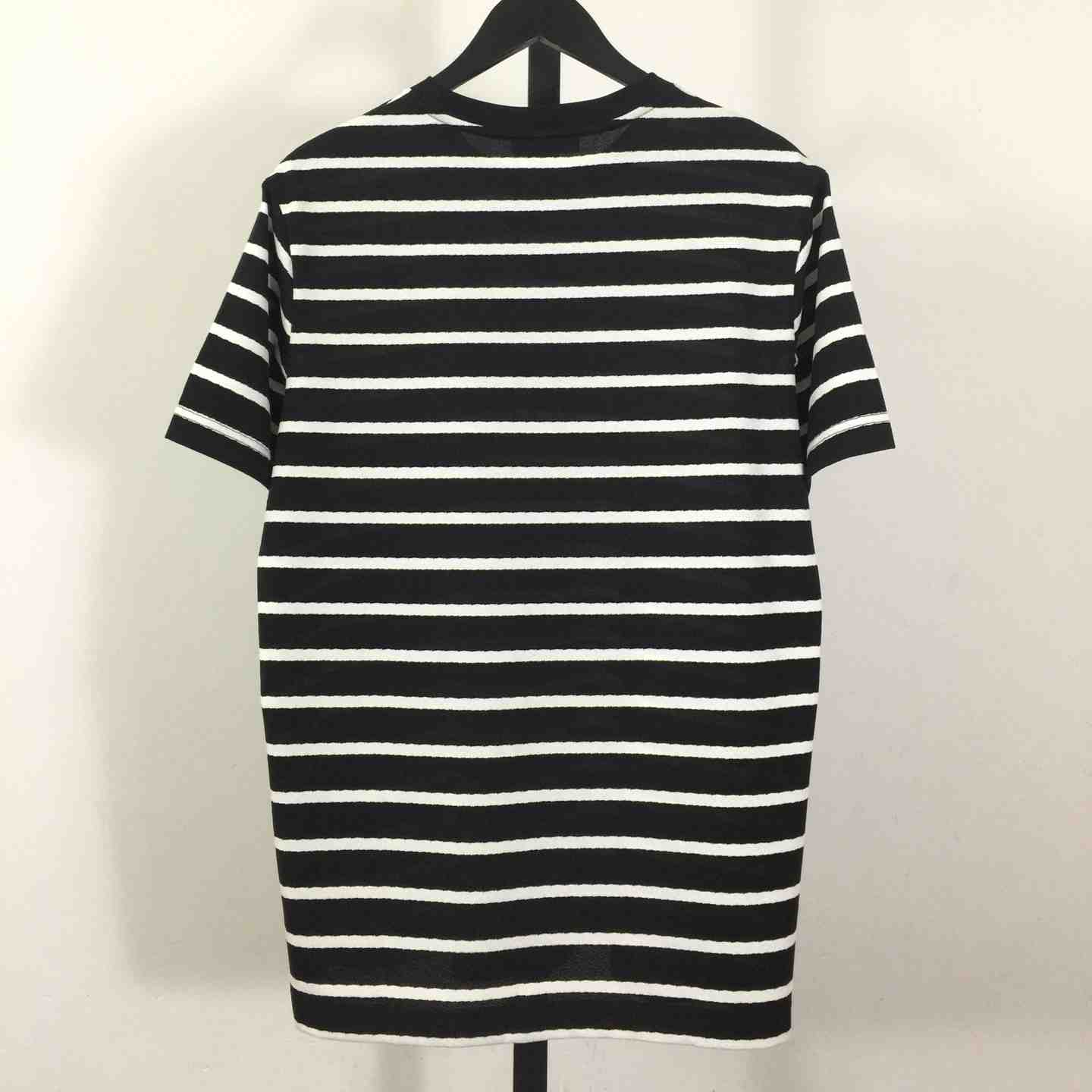 Prada Striped Short Sleeve Cotton T-Shirt - DesignerGu