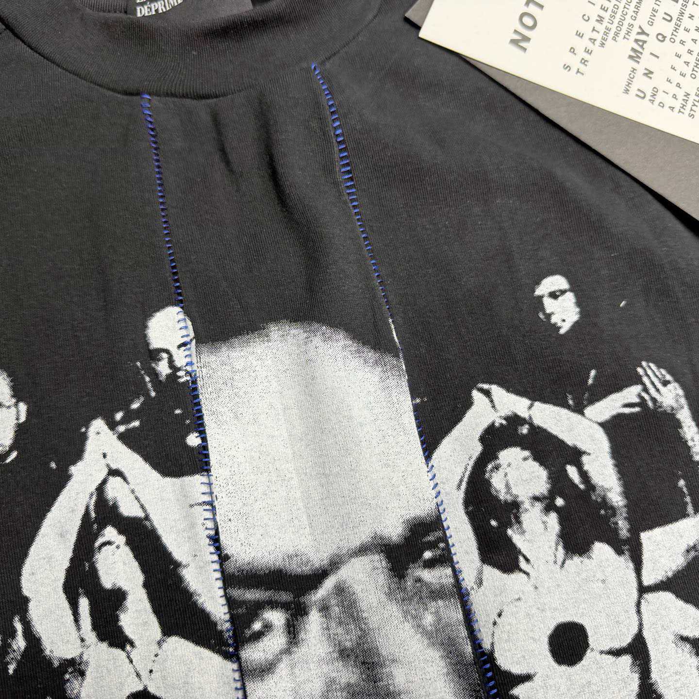 Enfants Riches Deprimes Anton/Hopper Assemblage Raglan T-Shirt 'Faded Black' - DesignerGu