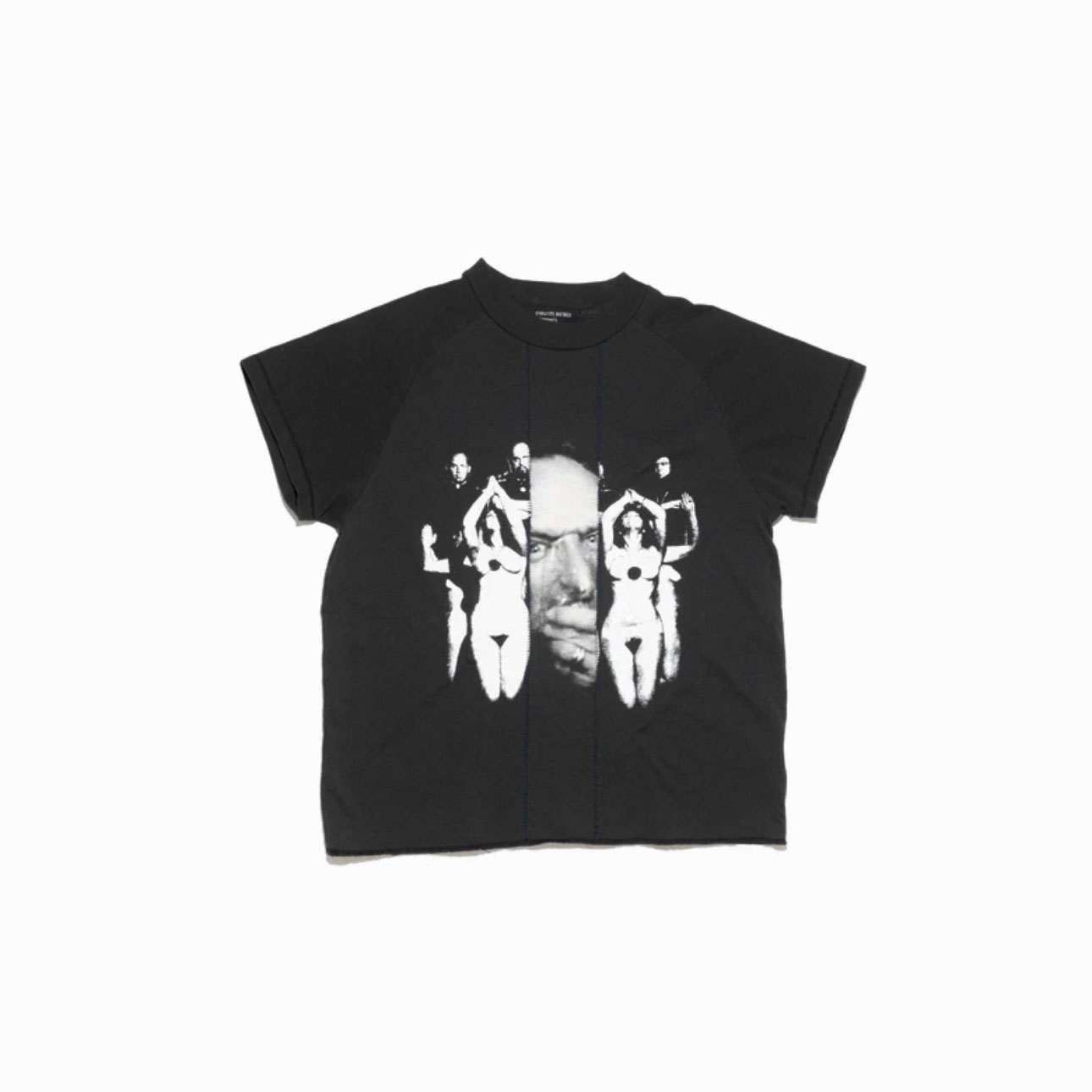 Enfants Riches Deprimes Anton/Hopper Assemblage Raglan T-Shirt 'Faded Black' - DesignerGu