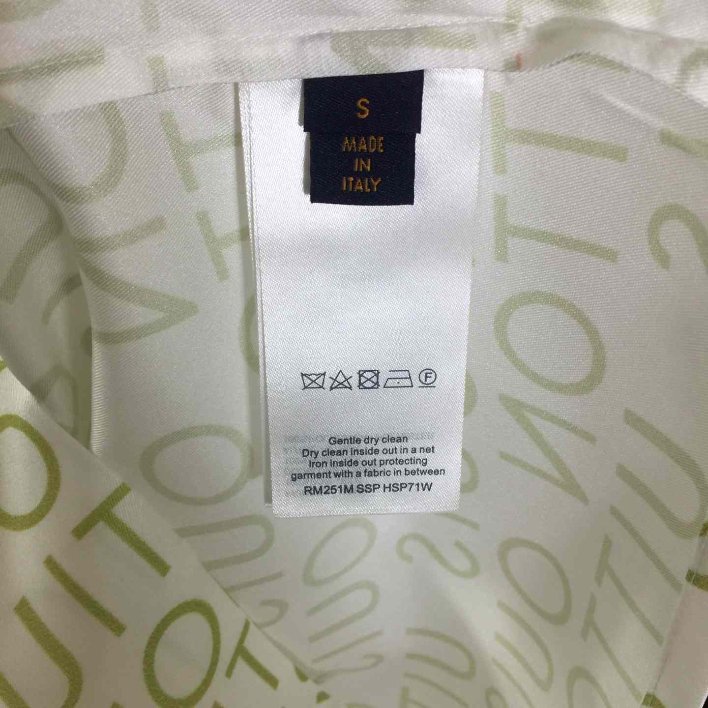 Louis Vuitton Short-Sleeved Printed Silk Shirt   1AJUTC - DesignerGu