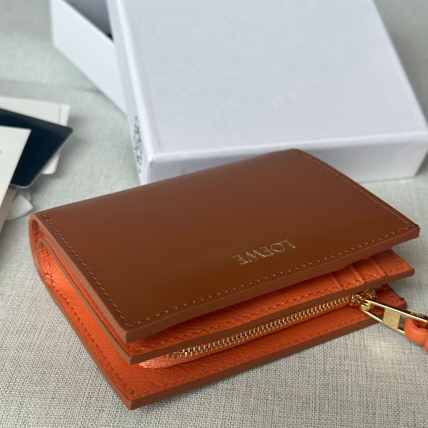 Loewe Knot Compact Wallet - DesignerGu