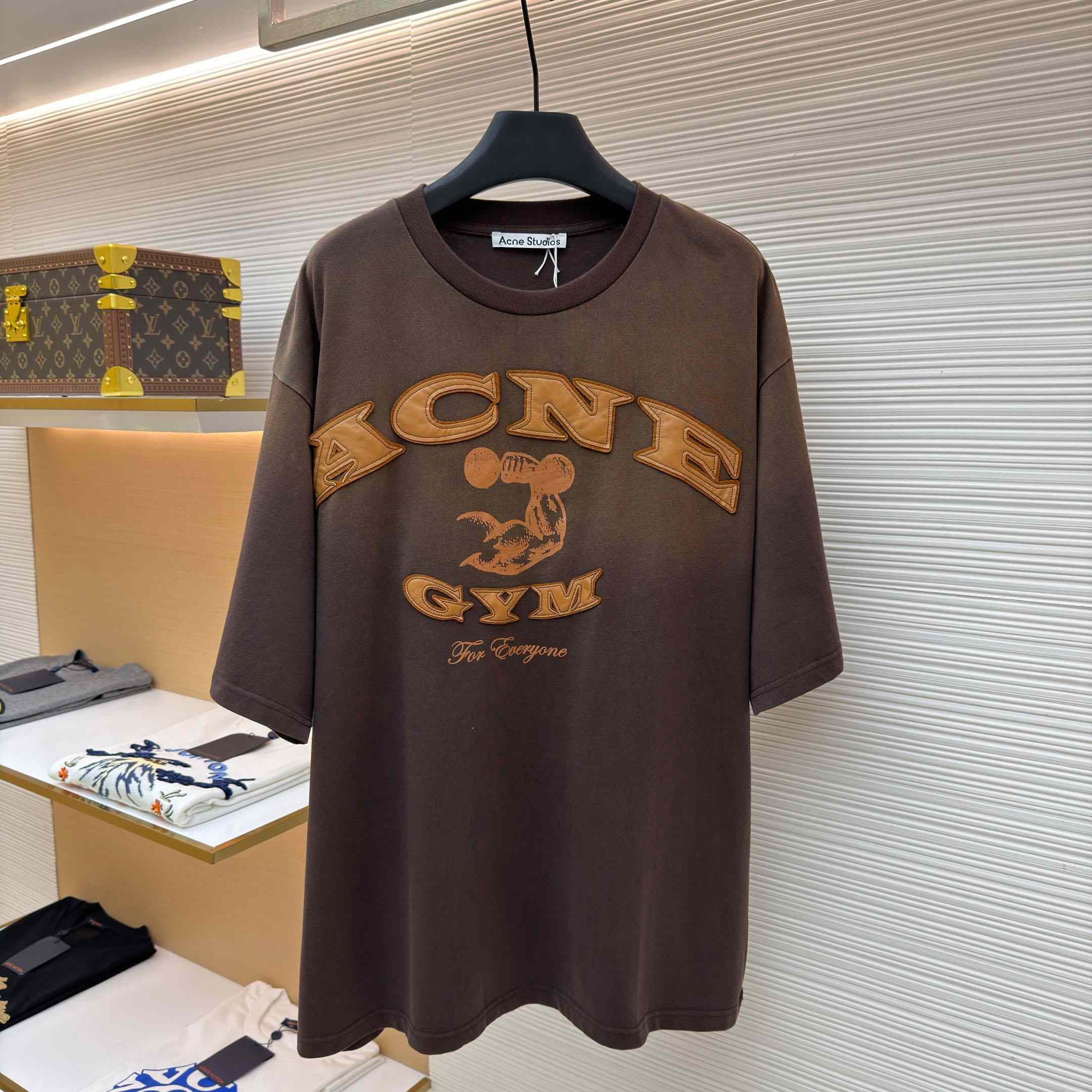 Acne Studios  Gym Logo T-shirt - DesignerGu