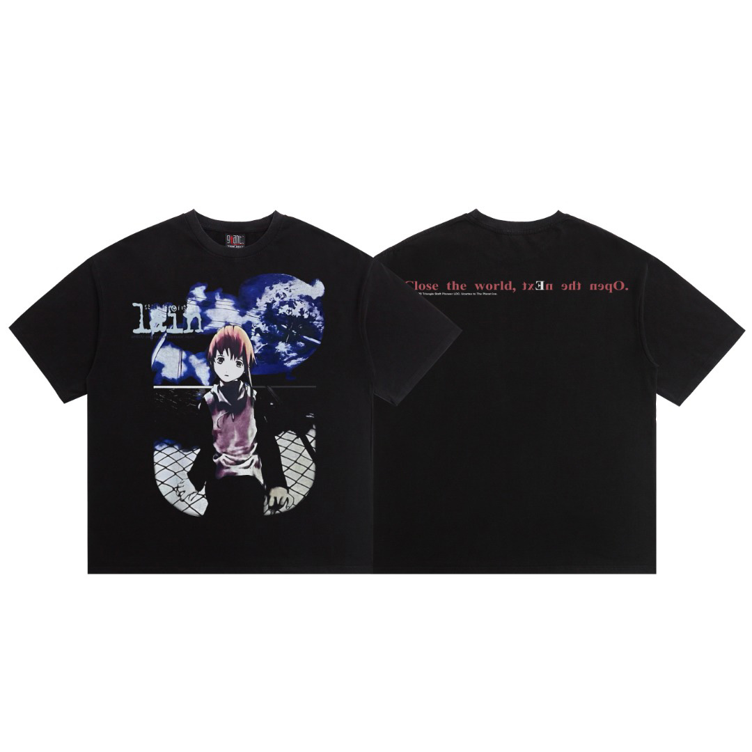 Saint Michael  Lain Short Sleeve Tee 'Black' - DesignerGu