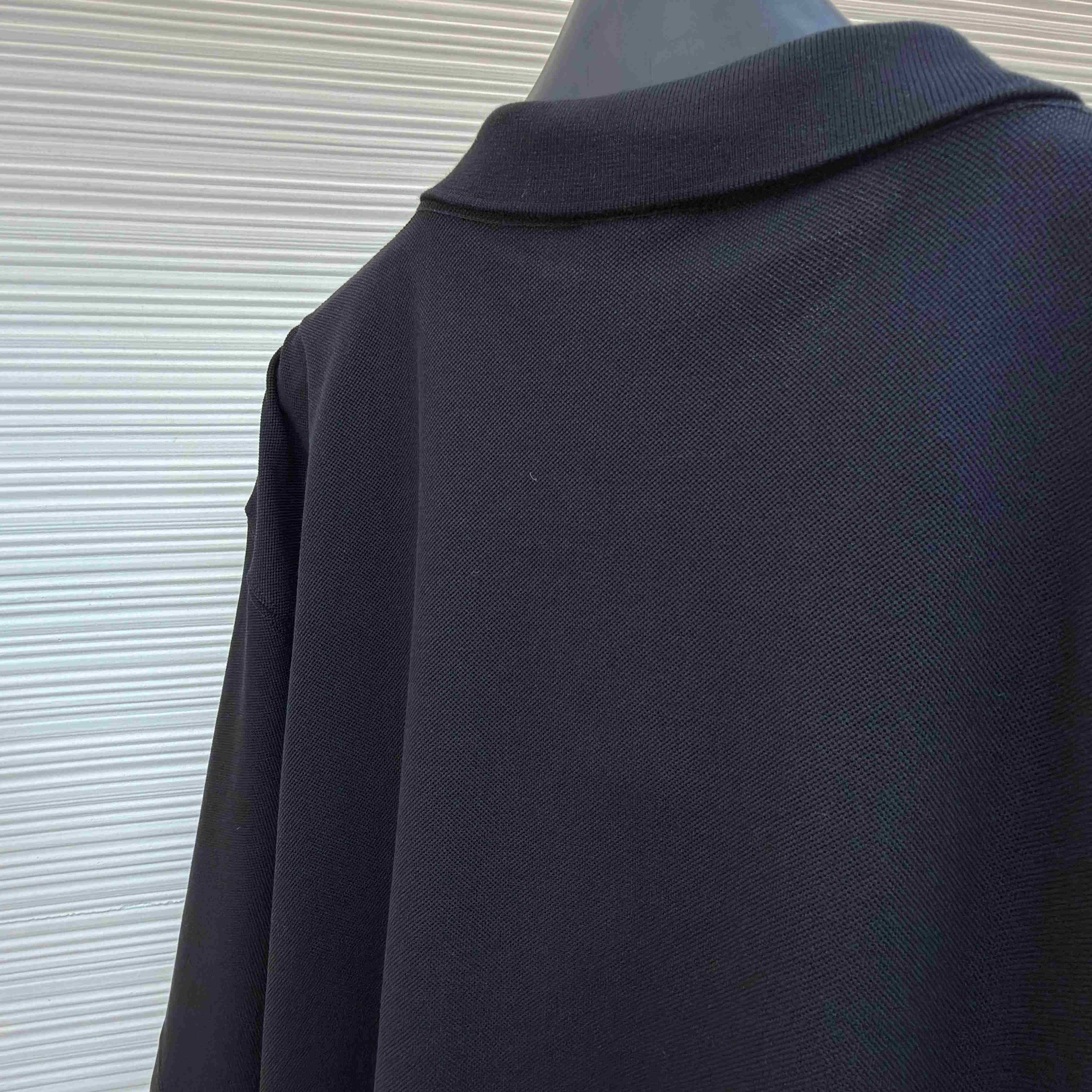 Balenciaga Laurel Classic Regular Polo In Black - DesignerGu