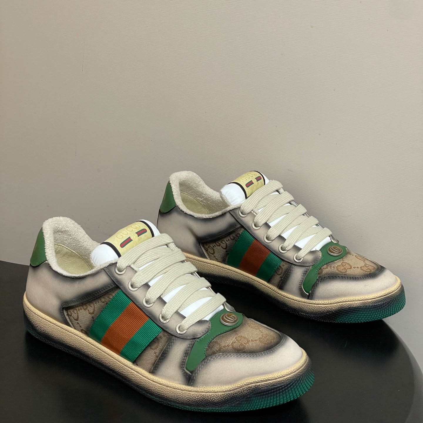 Gucci serigraphy Screener Sneaker - DesignerGu